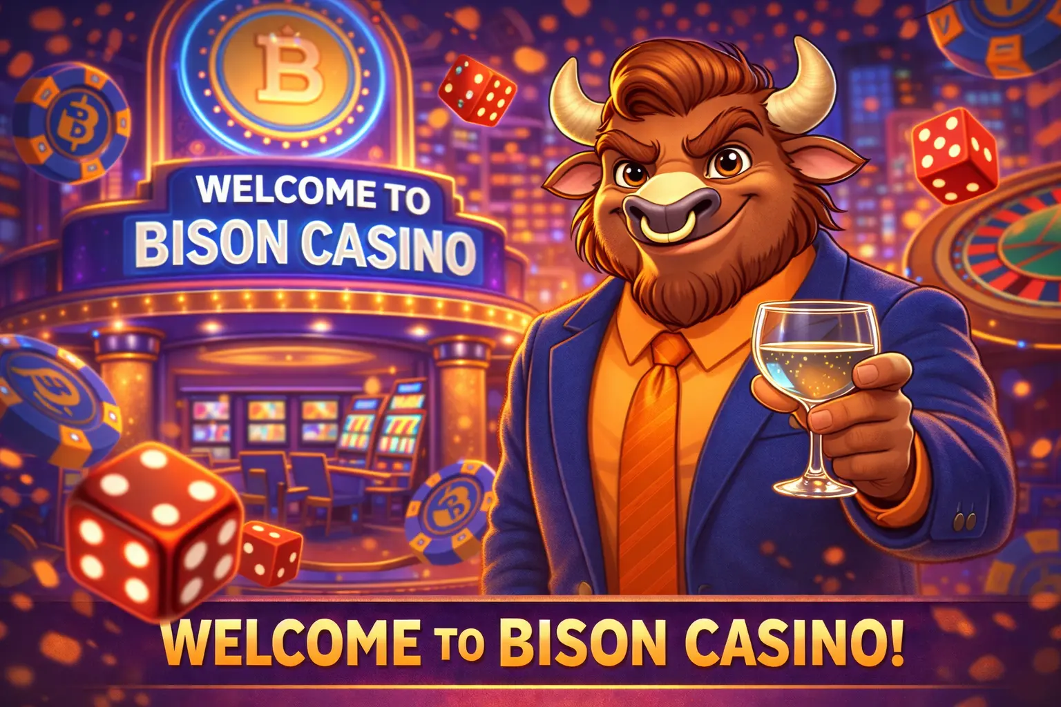 Bison Casino prémium banner